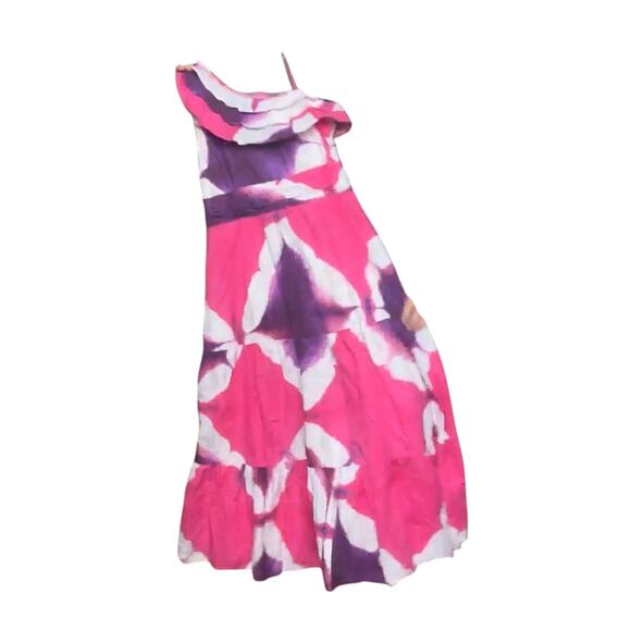 Busayo Tie Dye One Shoulder Dress Size 14 MSRP $655 - Picture 12 of 13